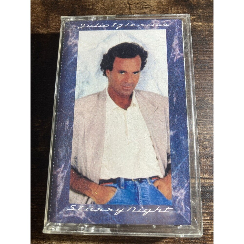 Julio Iglesias Starry Night Cassette Tape 1980 Columbia Pop Latin Adult